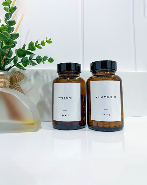 Étiquettes pour médicaments ou autres