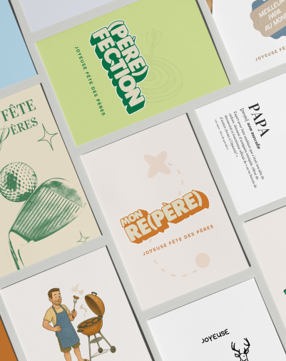 Cartes de souhaits pour la fête des Pères