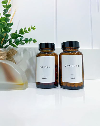 Étiquettes pour médicaments ou autres